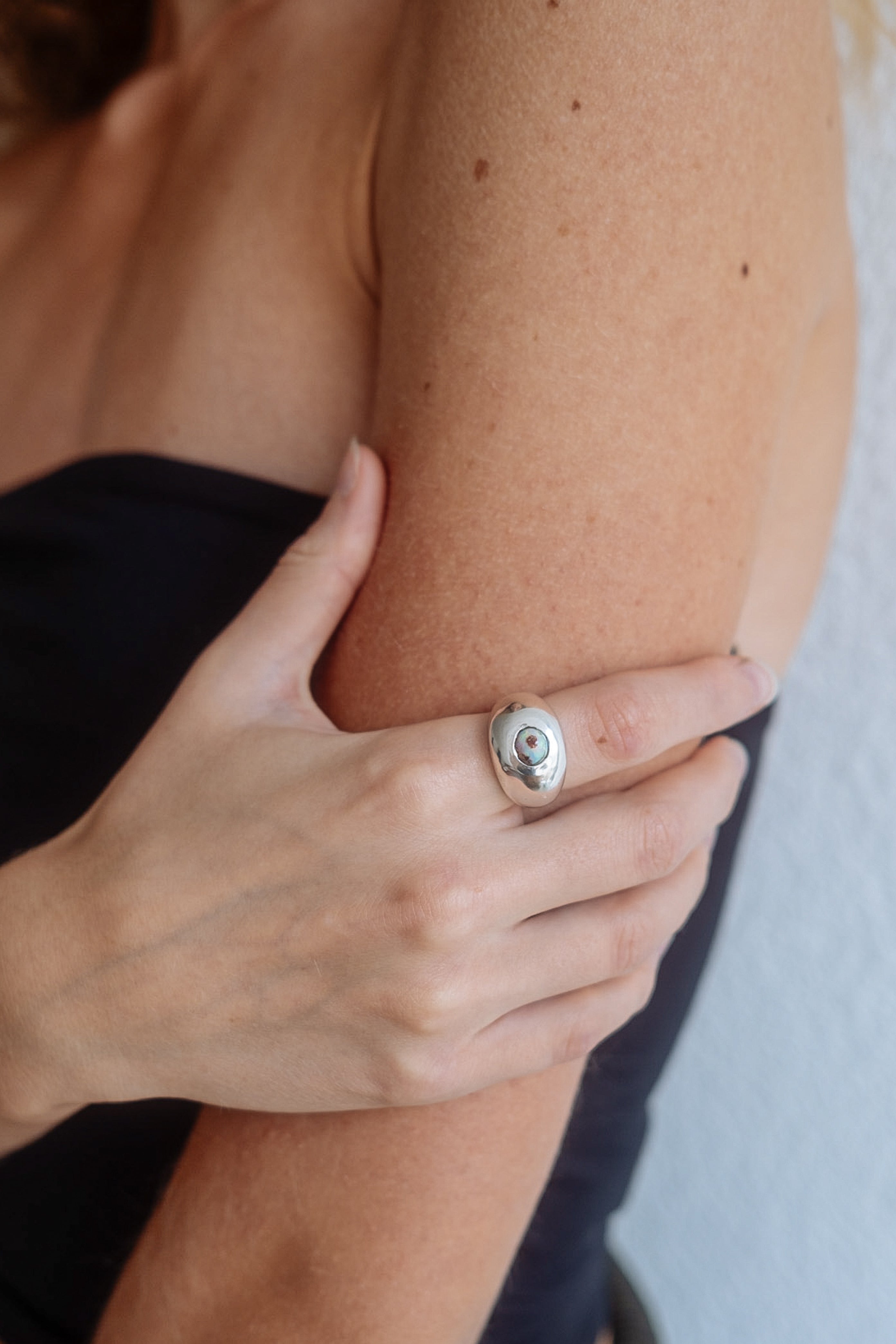 Anillo Soma con Ópalo - 925 Plata