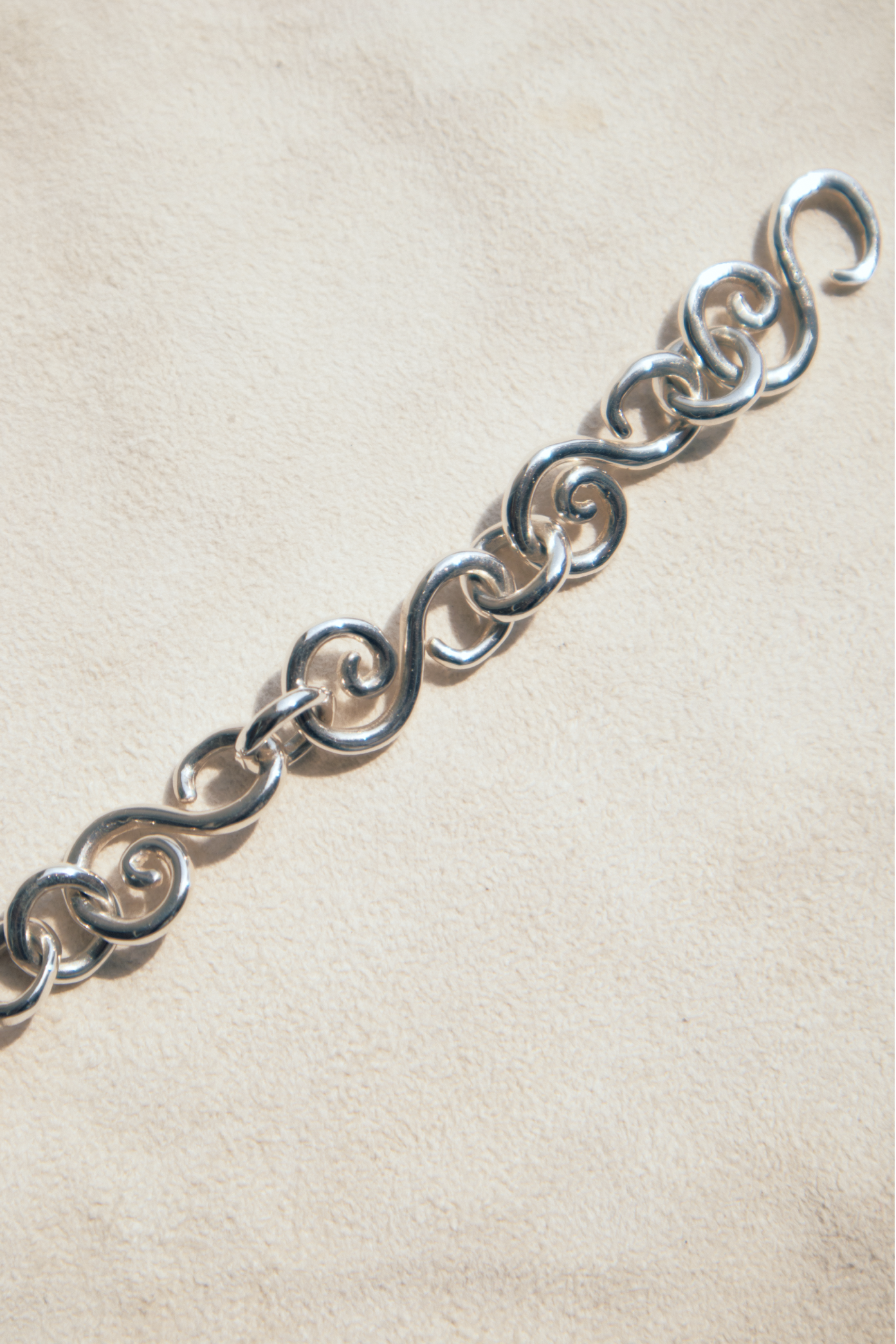 Brazalete El Garabato con Eslabones - Plata 925