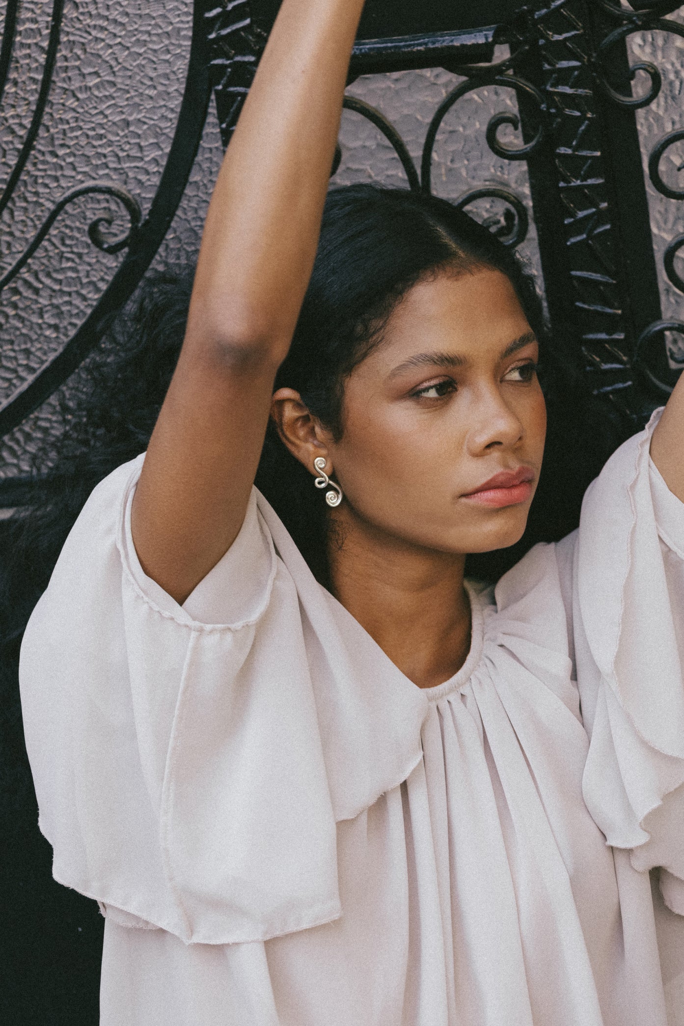 Aretes El Garabato - 18k Oro Vermeil