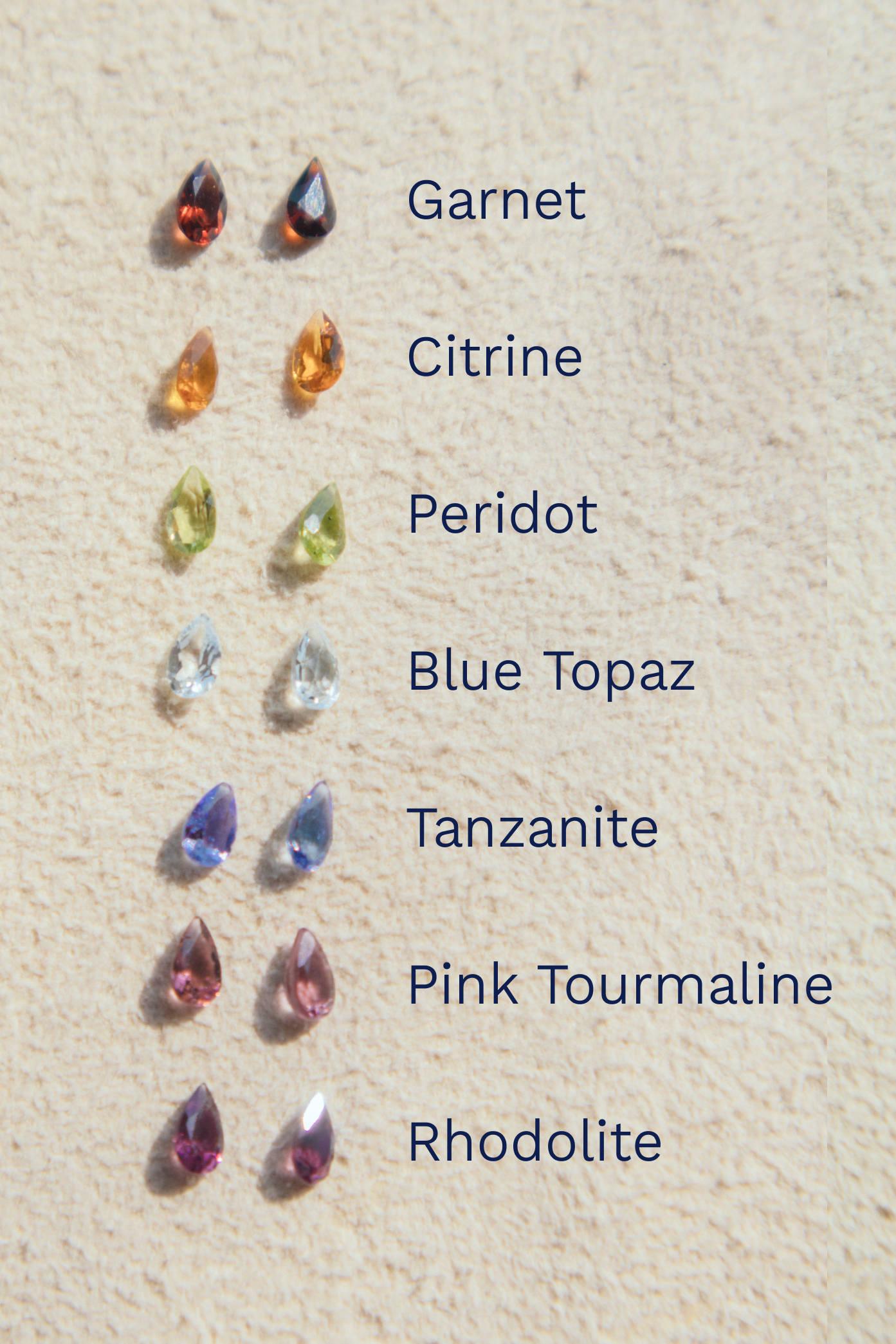 El Garabato Earrings - 925 Silver with Gemstone