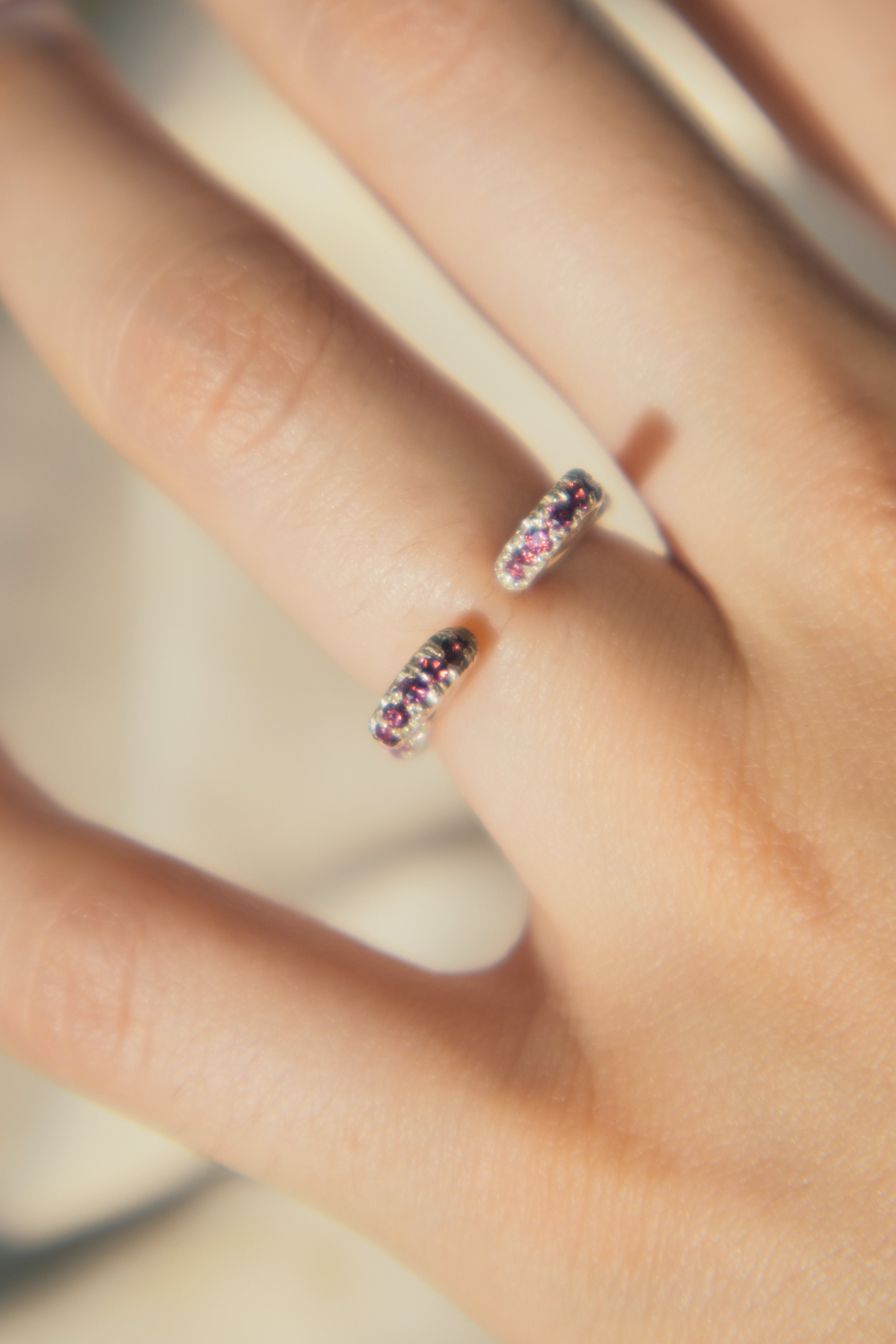 El Garabato Ring - 925 Silver with Pavé Setting