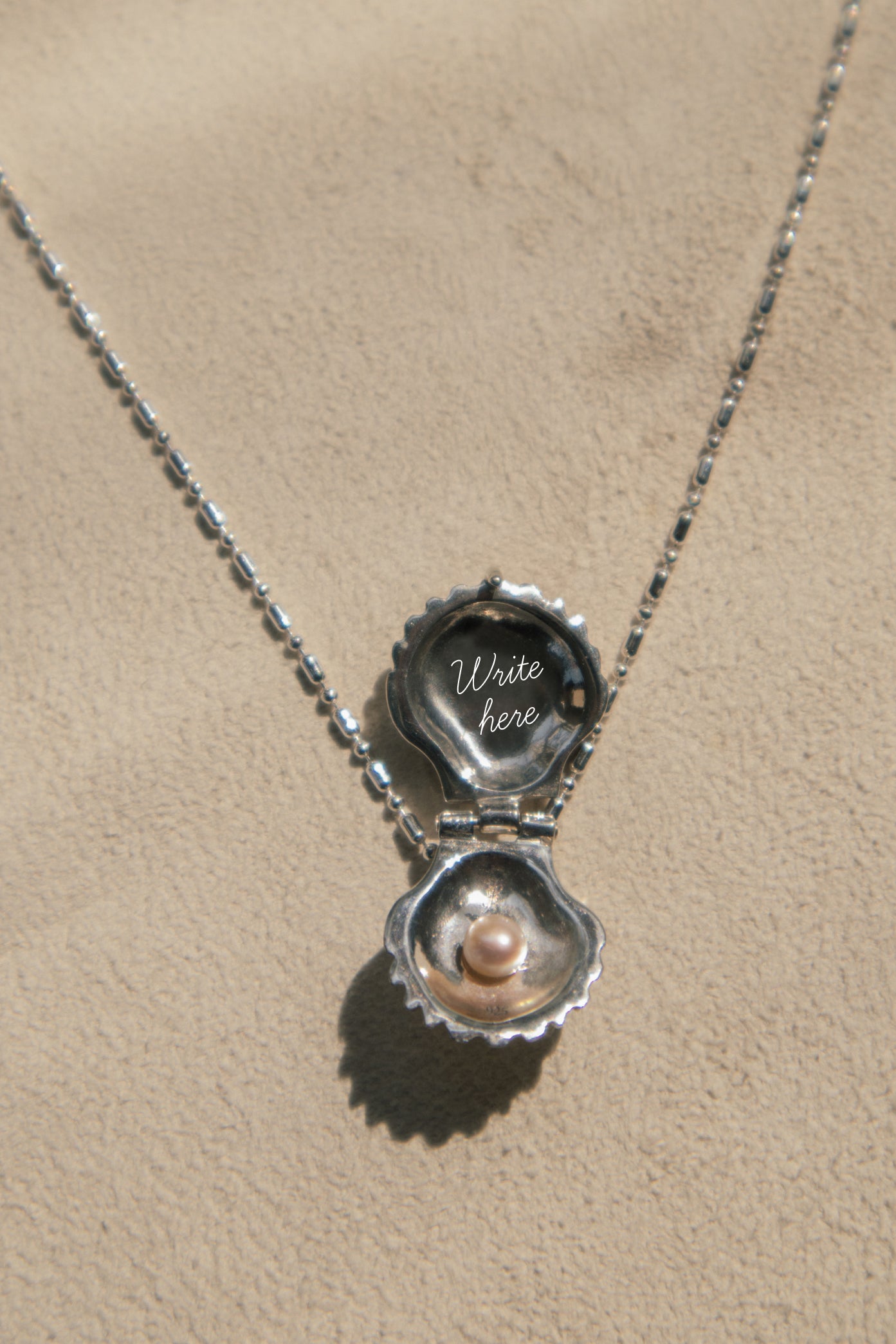 Collar La Perlita con Mensaje Secreto - 925 Plata