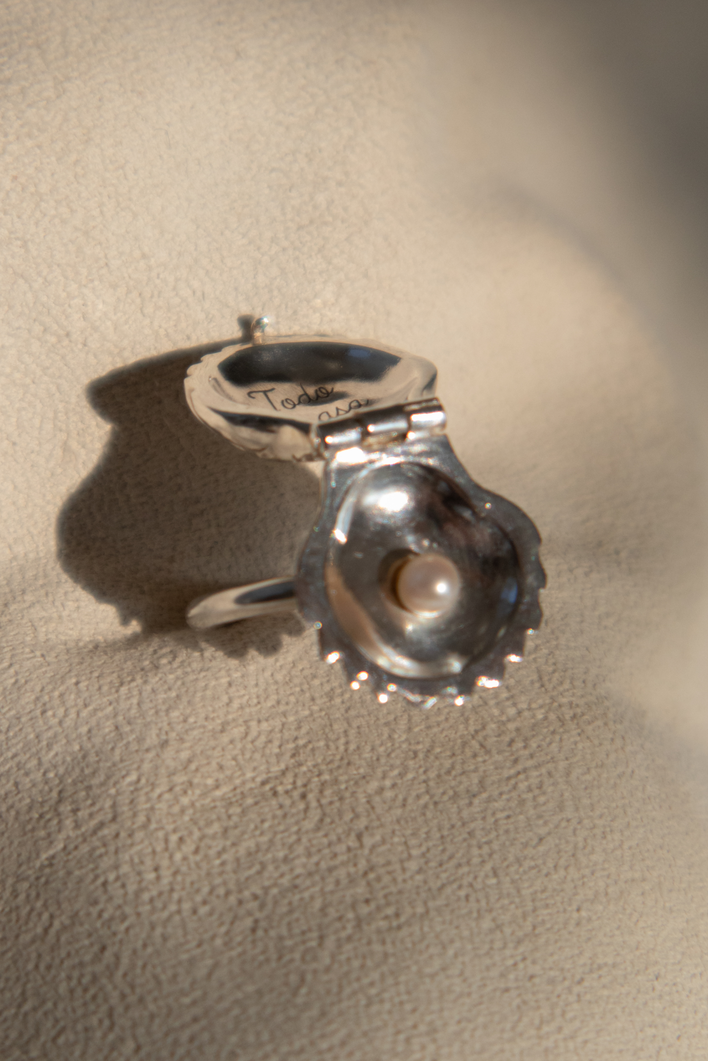 La Perlita Secret Message Ring - 925 Silver