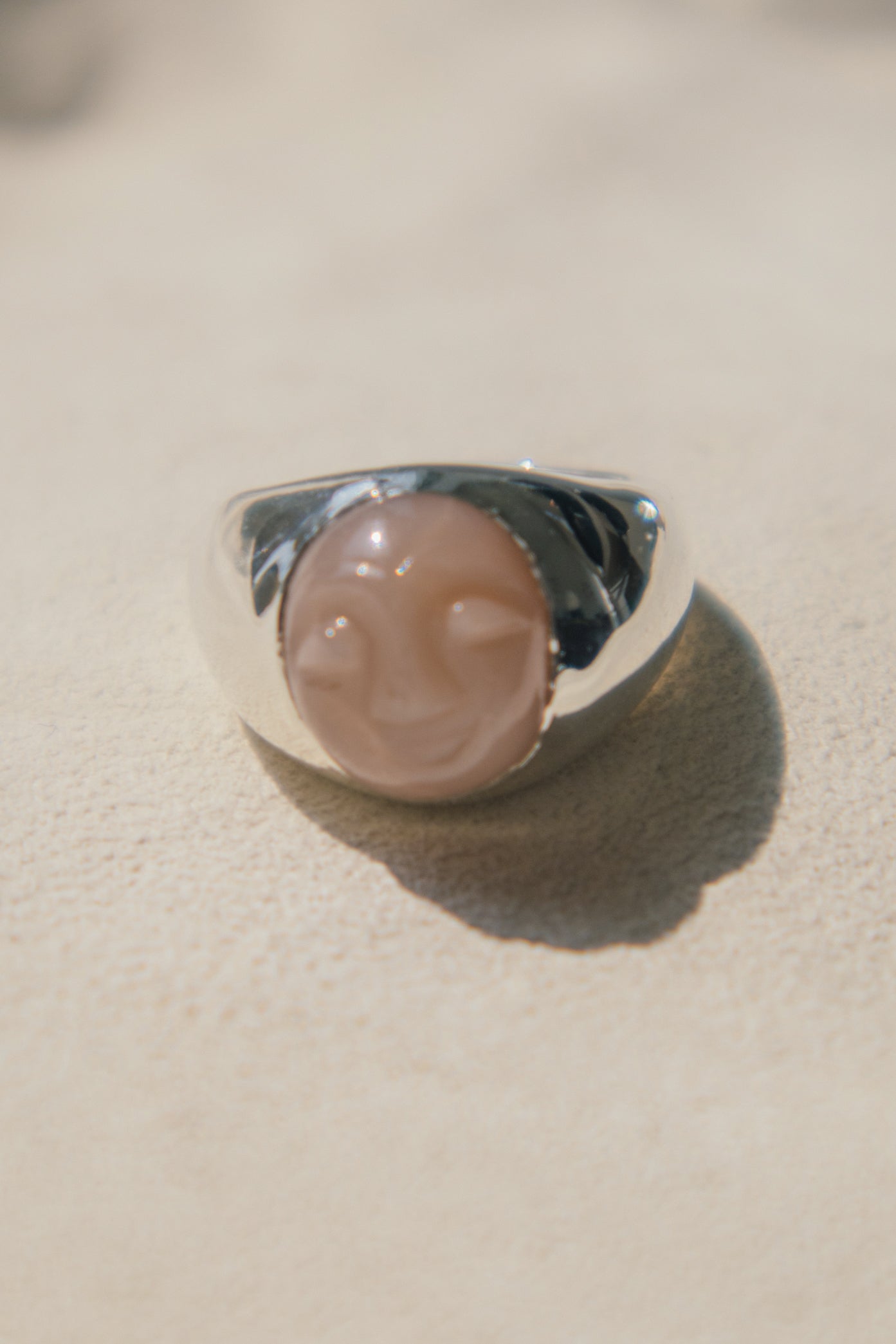 Soma Moonstone Ring - 925 Silver