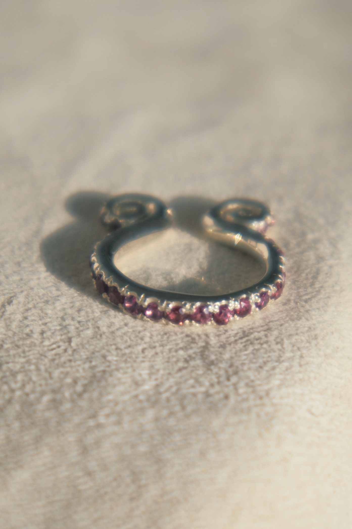 El Garabato Ring - 925 Silver with Pavé Setting