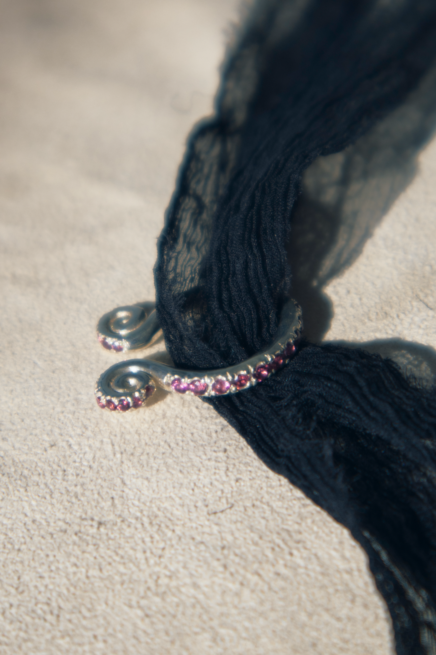 El Garabato Ring - 925 Silver with Pavé Setting
