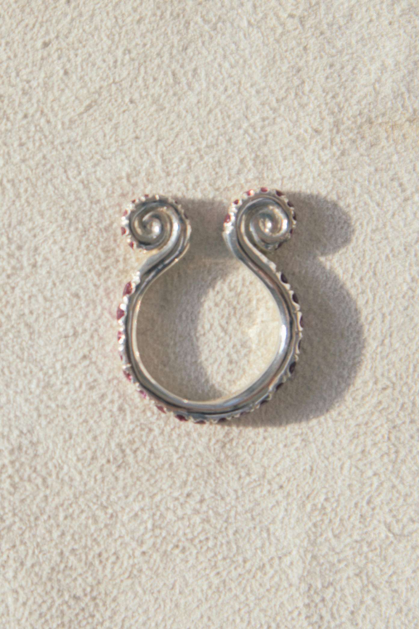 El Garabato Ring - 925 Silver with Pavé Setting