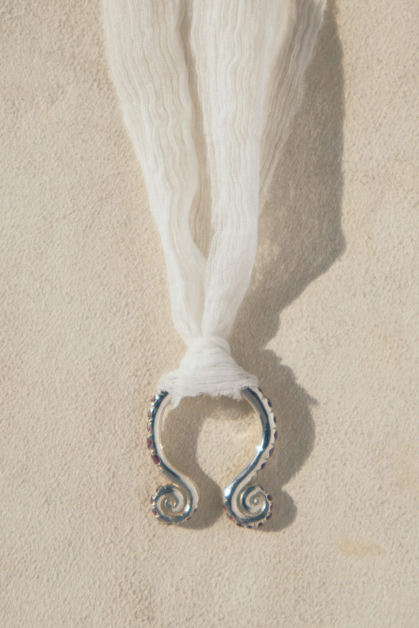 El Garabato Ring - 925 Silver with Pavé Setting