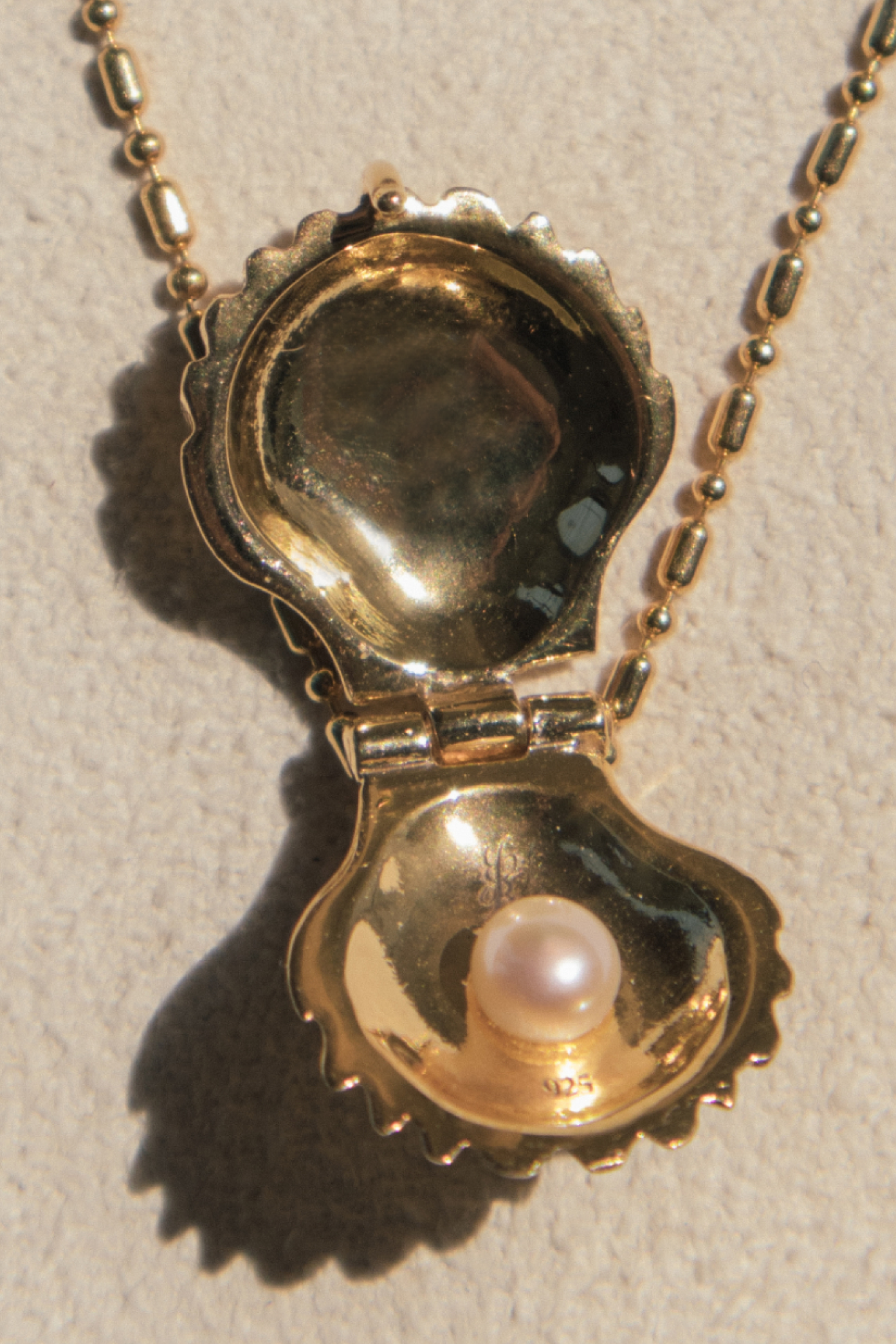 La Perlita Secret Message Charm Necklace - 18K Gold Vermeil
