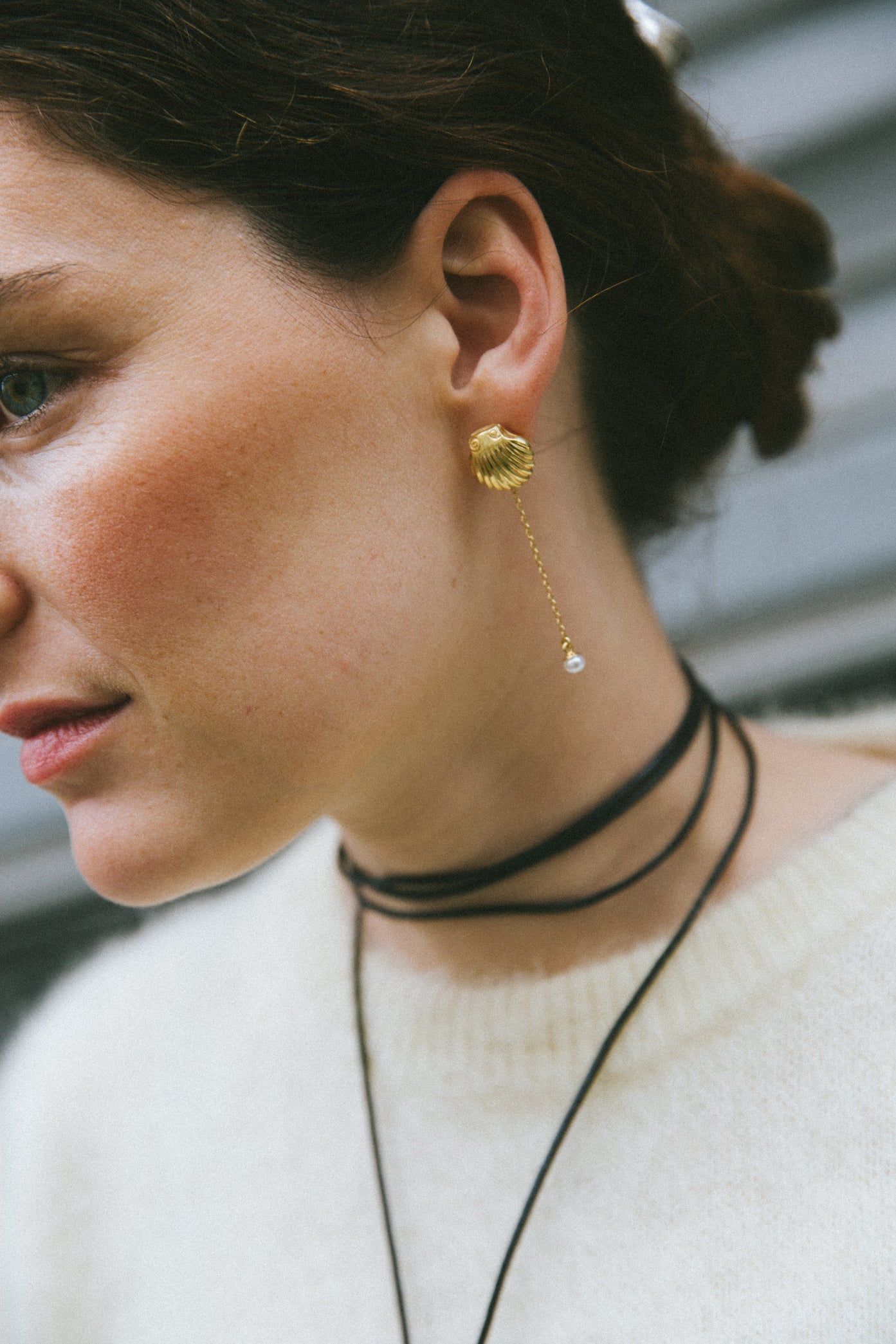 Pendientes La Perlita - 18k Oro Vermeil