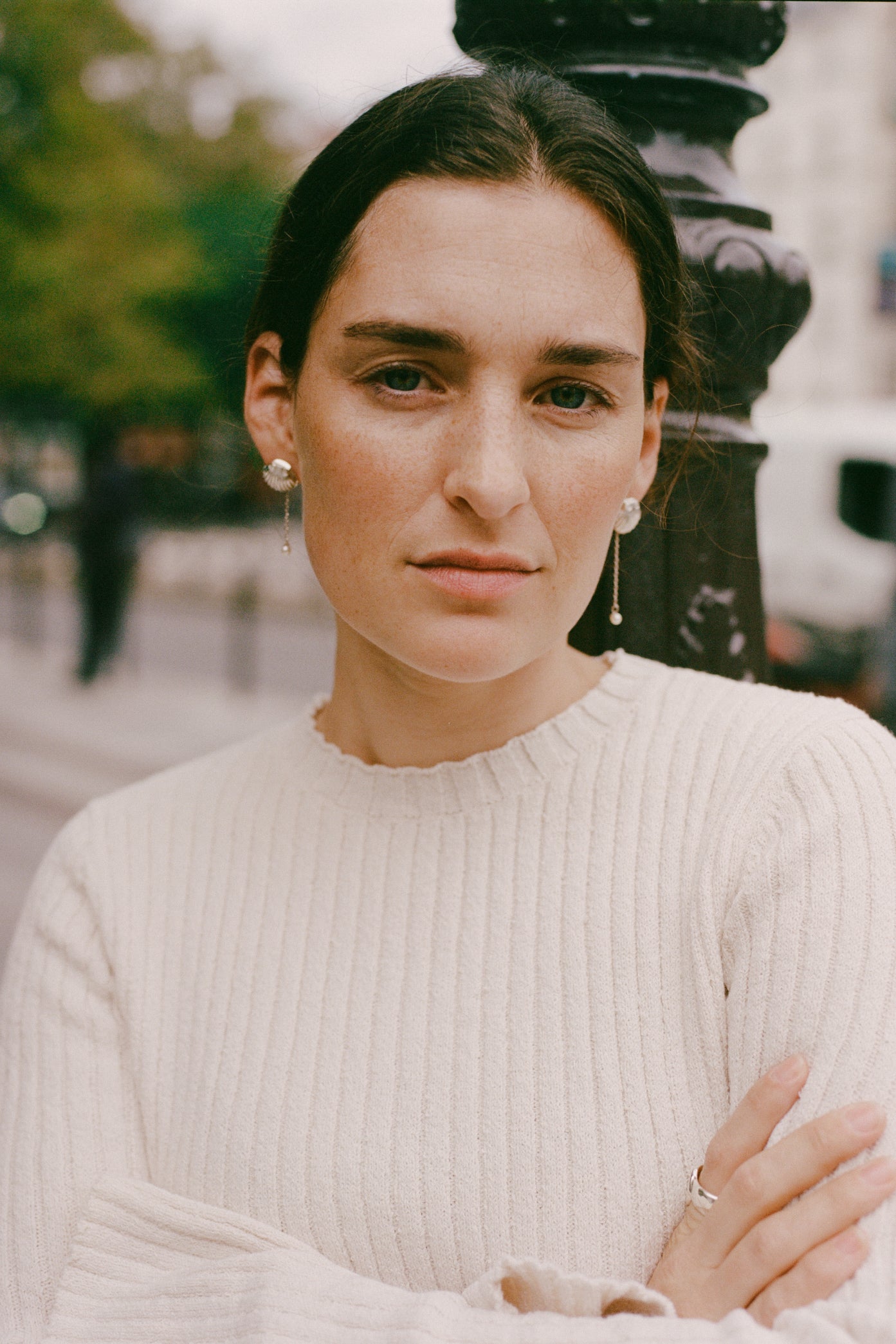 La Perlita Earrings - 925 Silver