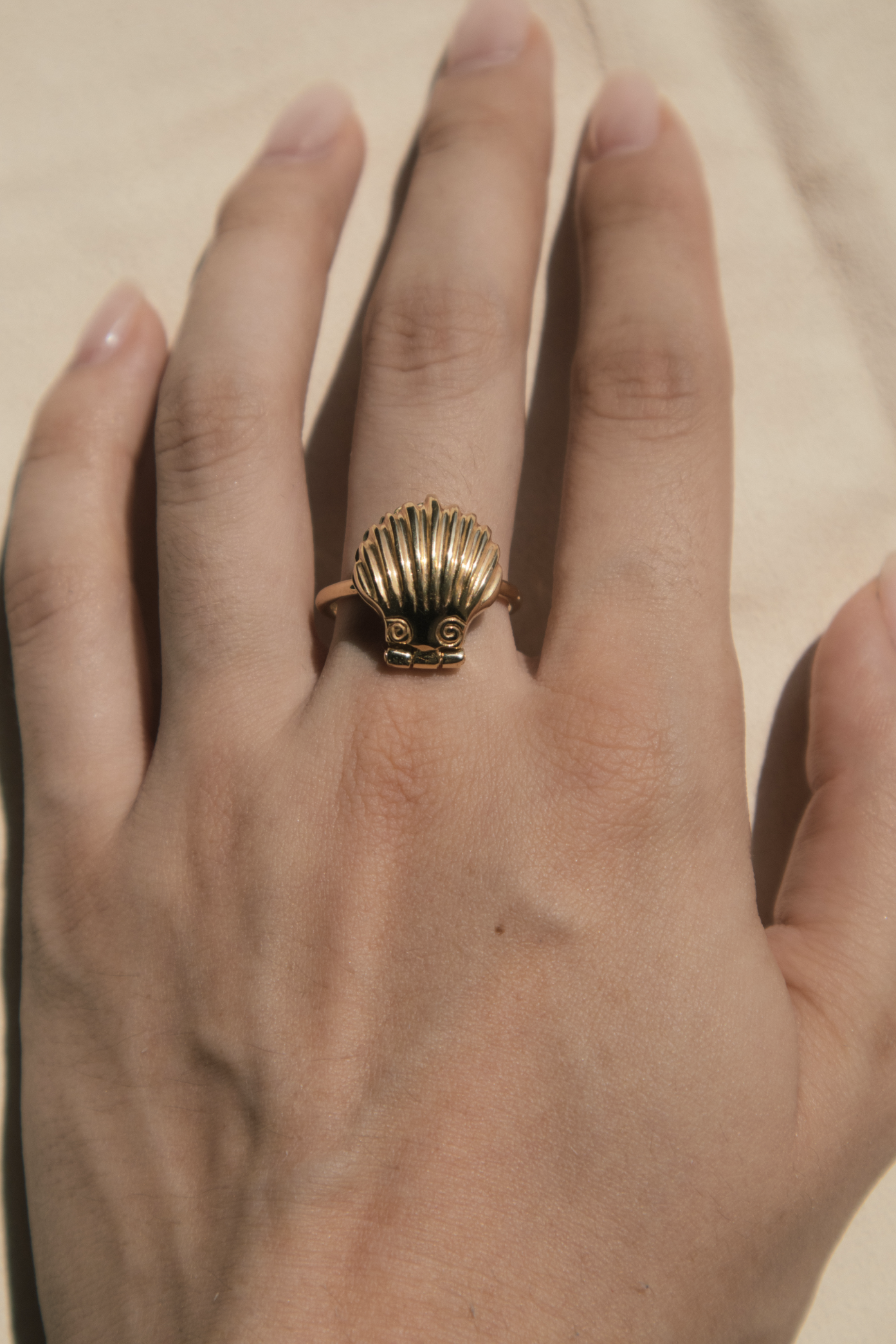 La Perlita Secret Message Ring - 18K Gold Vermeil