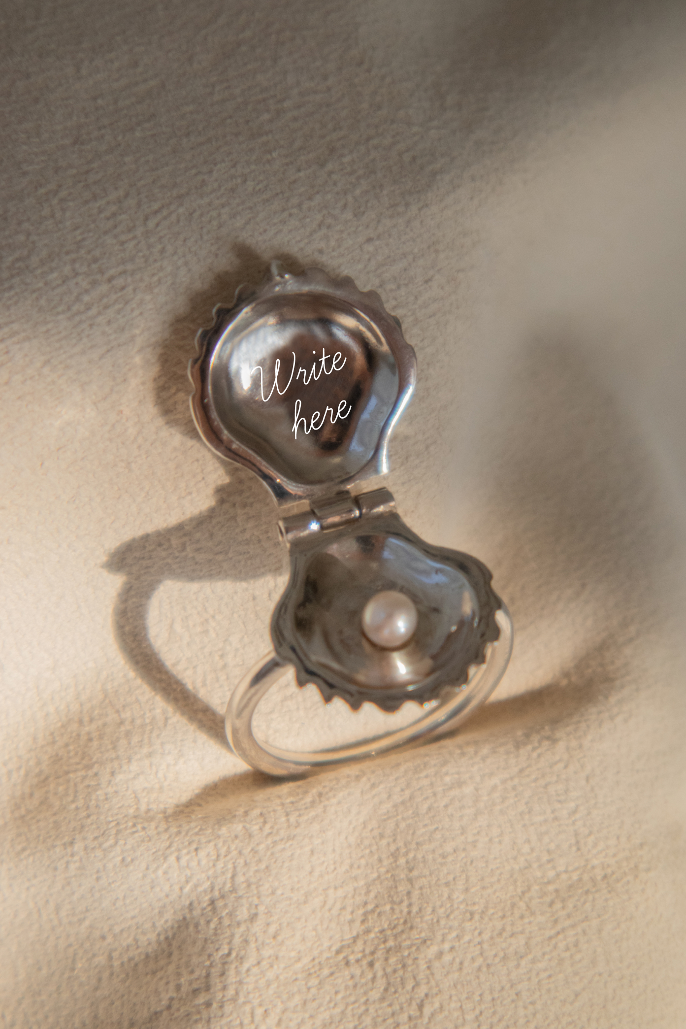 La Perlita Secret Message Ring - 925 Silver