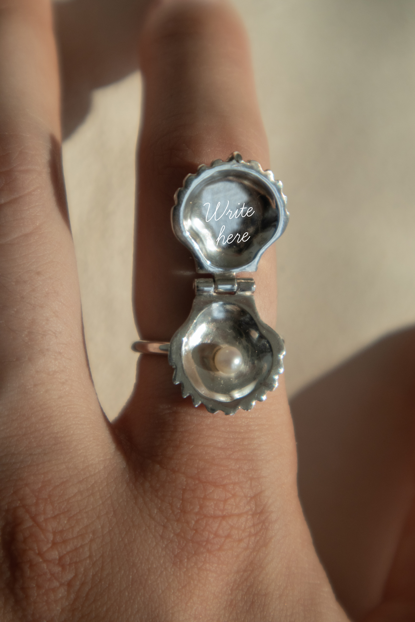 La Perlita Secret Message Ring - 925 Silver